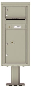 Florence 4C Pedestal 4CADS-01-P Postal Grey