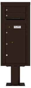 Florence 4C Pedestal 4CADS-03-P Dark Bronze