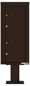 Florence 4C Pedestal 4CADS-2P-P Dark Bronze