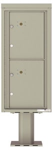 Florence 4C Pedestal 4CADS-2P-P Postal Grey