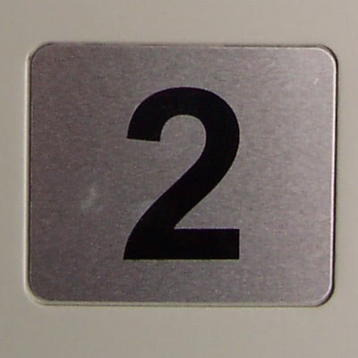 Replacement Number Decal Florence 4C Mailboxes