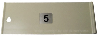 Replacement 5 Inch Tenant Mailbox Door for CBU Cluster Box Unit – K91108SP Product Image