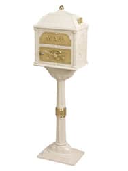 Gaines Classic Pedestal Almond Polished Brass