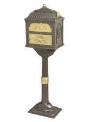Gaines Classic Pedestal Bronze Polished Brass