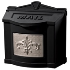 Gaines FleurDeLis Wall Mount Black Nickel