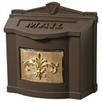 Gaines FleurDeLis Wall Mount Bronze Brass