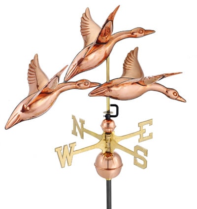 Good Directions 3 Geese Flight Weathervane