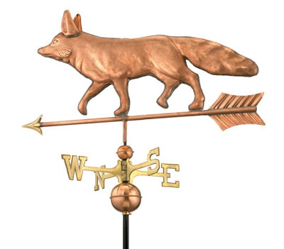 Good Directions Copper Fox Weathervane