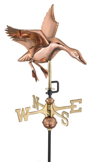 Good Directions Landing Duck Cottage Weathervane