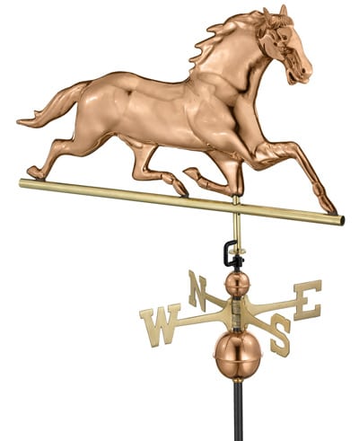 Good Directions Copper Large Horse Weathervane