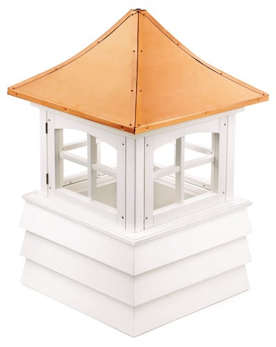 Good Directions Guilford White Vinyl Cupola