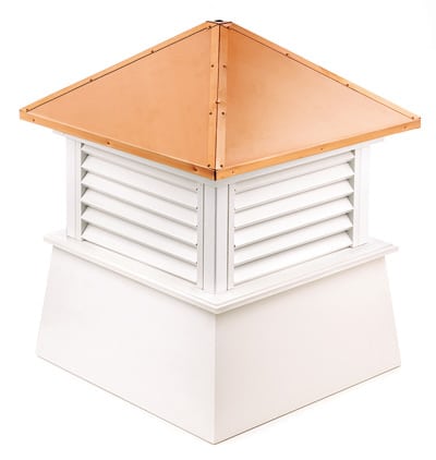 Good Directions Manchester White Vinyl Cupola