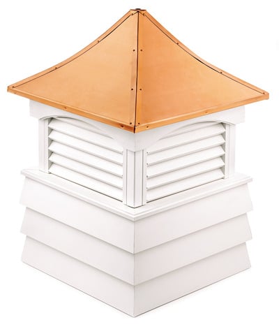 Good Directions Sherwood White Vinyl Cupola