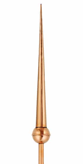 Good Directions Gawain Copper Finial