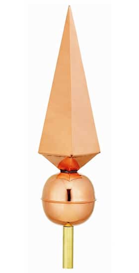Good Directions Lancelot Copper Finial