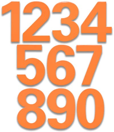 HouseArt Miami Mango bFuller House Numbers