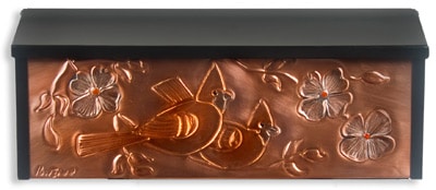 Hentzi Copper Locking Wall Mount Mailboxes