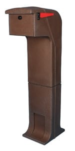 Mail Safe Gator Mailboxes Dark Bronze