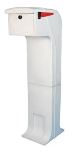 Mail Safe Gator Locking Mailboxes White