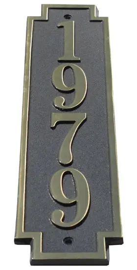 Majestic Solid Brass Eschman Address Plaques Product Image