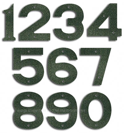 Small Patina House Numbers by Majestic 5 Inch Product Image