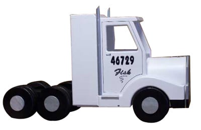 Semi Truck Novelty Mailbox