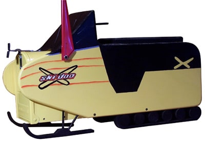 Snowmobile Novelty Mailbox