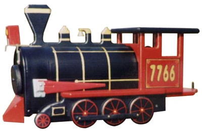 Red Train Engine Novelty Mailbox
