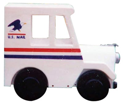 US Mail Truck Novelty Mailbox