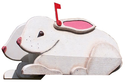 Woodendipity Style Hare Novelty Mailbox
