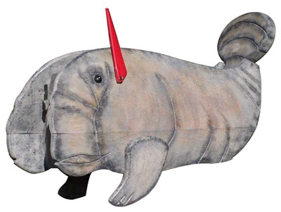 Woodendipity Style Manatee Novelty Mailbox
