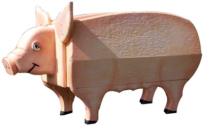 Woodendipity Style Pig Novelty Mailbox