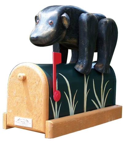 Woodendipity Style Bear Novelty Mailbox
