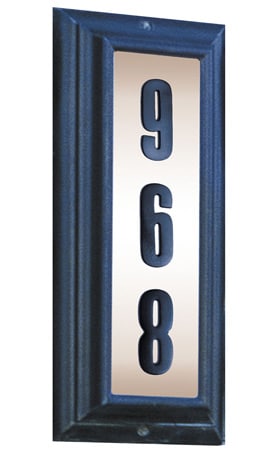 QualArc Edgewood Vertical Lighted Address Plaque Product Image