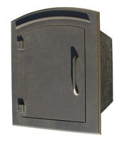Manchester Mailbox Bronze Plain Door