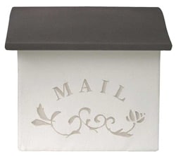 QualArc Stucco Wall Mount Mailbox Cocoa