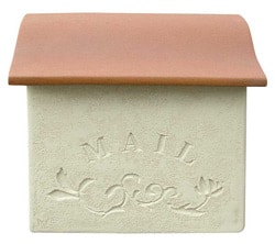 QualArc Stucco Wall Mount Mailbox White
