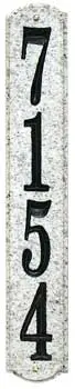 Qualarc Wexford Vertical Granite Address Plaque Product Image