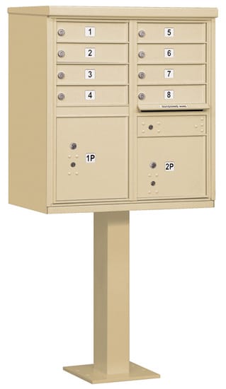 Salsbury 8 Door Cluster Mailbox 3308 Product Image