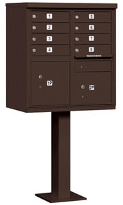 Salsbury 8 Door CBU Mailbox Bronze