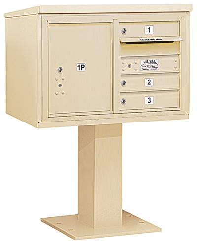 3405D03 Salsbury Commercial 4C Pedestal Mailboxes