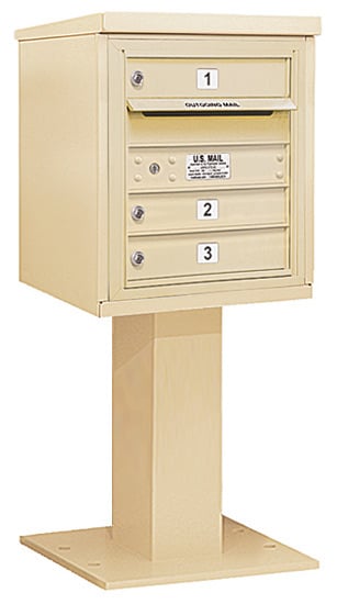 3405S03 Salsbury Commercial 4C Pedestal Mailboxes