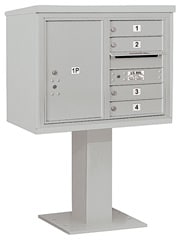 Salsbury 4C Pedestal 3406D-04 Gray
