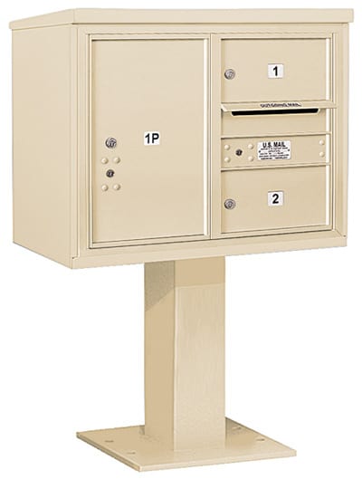3406D02 Salsbury Commercial 4C Pedestal Mailboxes
