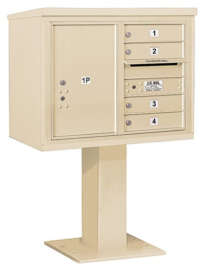 3406D04 Salsbury Commercial 4C Pedestal Mailboxes