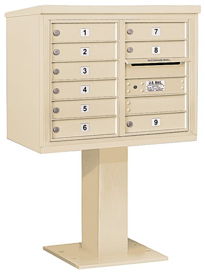 3406D09 Salsbury Commercial 4C Pedestal Mailboxes