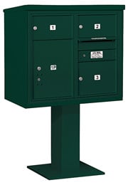Salsbury 4C Pedestal 3407D-03 Green