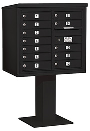 Salsbury 4C Pedestal 3407D-12 Black