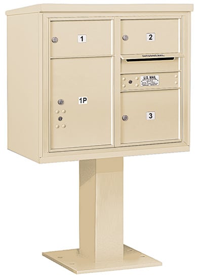 3407D03 Salsbury Commercial 4C Pedestal Mailboxes