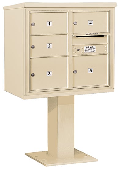 3407D05 Salsbury Commercial 4C Pedestal Mailboxes